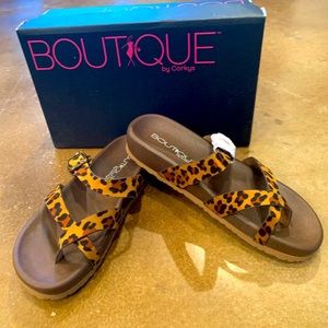 Leopard Sandals